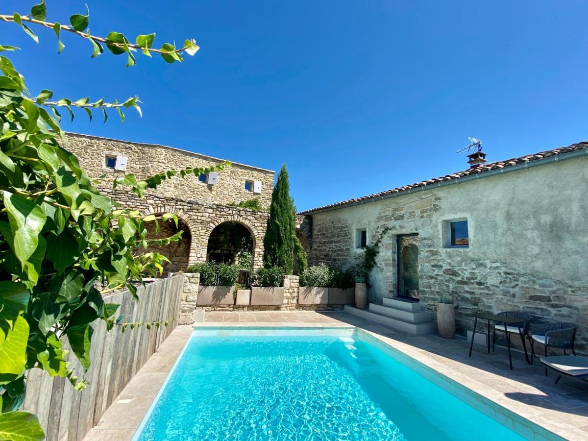 La Maison Des Vendangeurs - Table D'Hotes Le Soir Du Jeudi Au Dimanche- Jacuzzi - Balneo Spa - Acces Piscine Pour Toutes Les Chambres Sauf Studio Coquet- Piscine De Mai A Mi-Octobre Martignargues Екстериор снимка